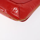 LOUIS VUITTON Monogram Vernis Thompson Street Bag Red M91094 LV Auth ep13184-17