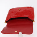 LOUIS VUITTON Monogram Vernis Thompson Street Bag Red M91094 LV Auth ep13184-7