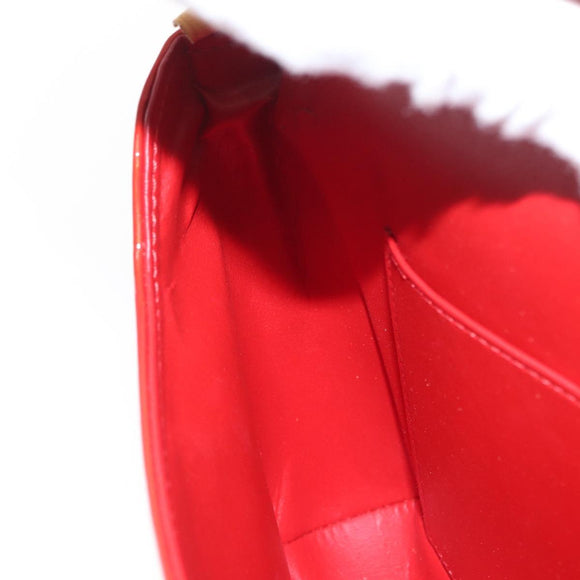 LOUIS VUITTON Monogram Vernis Thompson Street Bag Red M91094 LV Auth ep13184
