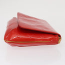 LOUIS VUITTON Monogram Vernis Thompson Street Bag Red M91094 LV Auth ep13184-3