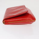 LOUIS VUITTON Monogram Vernis Thompson Street Bag Red M91094 LV Auth ep13184-4