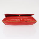 LOUIS VUITTON Monogram Vernis Thompson Street Bag Red M91094 LV Auth ep13184-6