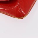 LOUIS VUITTON Monogram Vernis Thompson Street Bag Red M91094 LV Auth ep13184-14