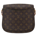 LOUIS VUITTON Monogram Saint Cloud GM Shoulder Bag M51242 LV Auth ep13188-2
