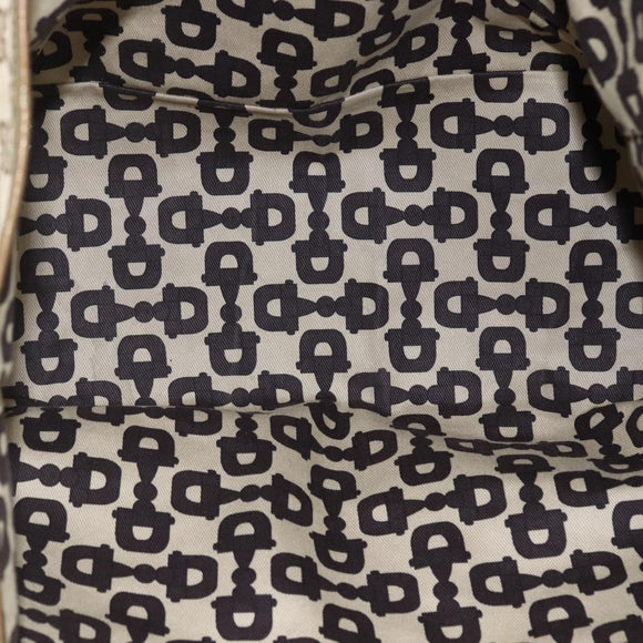 GUCCI GG Canvas Sherry Line Tote Bag Beige Gold 139260 Auth ep13190