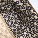 GUCCI GG Canvas Sherry Line Tote Bag Beige Gold 139260 Auth ep13190-18