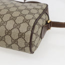 GUCCI GG Supreme Web Sherry Line Bag Beige Gold 001 44 6655 Auth ep13193-16