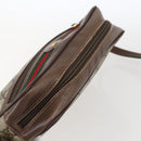 GUCCI GG Supreme Web Sherry Line Bag Beige Gold 001 44 6655 Auth ep13193-6