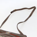 GUCCI GG Supreme Web Sherry Line Bag Beige Gold 001 44 6655 Auth ep13193-8