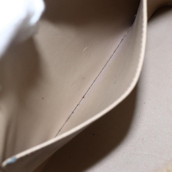 LOUIS VUITTON Monogram Vernis Houston Hand Bag Beige M91004 LV Auth ep13196