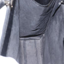 GUCCI Jackie Hand Bag Leather Black Silver 002 1065 Auth ep13198-19