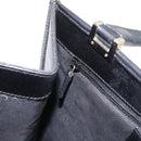 GUCCI Jackie Hand Bag Leather Black Silver 002 1065 Auth ep13198-20