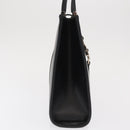 GUCCI Jackie Hand Bag Leather Black Silver 002 1065 Auth ep13198-4