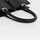GUCCI Jackie Hand Bag Leather Black Silver 002 1065 Auth ep13198-7