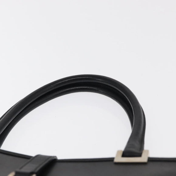 GUCCI Jackie Hand Bag Leather Black Silver 002 1065 Auth ep13198