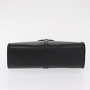 GUCCI Jackie Hand Bag Leather Black Silver 002 1065 Auth ep13198-5