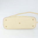 GUCCI Bamboo Hand Bag Suede 2way Beige Gold 000 2865 0290 Auth ep13200-11