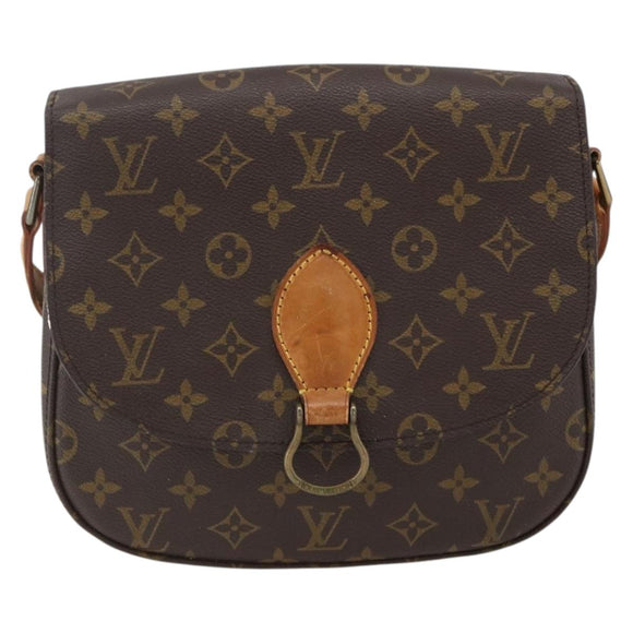 LOUIS VUITTON Monogram Saint Cloud GM Shoulder Bag M51242 LV Auth ep13201