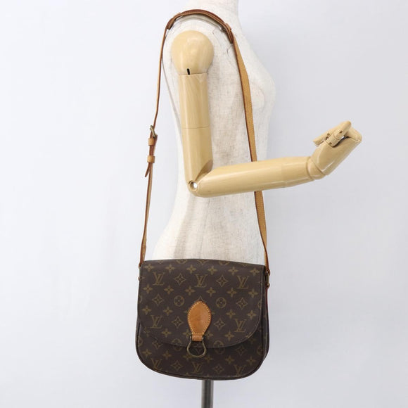 LOUIS VUITTON Monogram Saint Cloud GM Shoulder Bag M51242 LV Auth ep13201