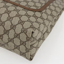 GUCCI GG Supreme Web Sherry Line Tragetasche PVC Beige 39 02 003 Auth ep13207V-8