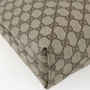 GUCCI GG Supreme Web Sherry Line Tote Bag PVC Beige 39 02 003 Auth ep13207V-13