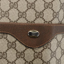 GUCCI GG Supreme Web Sherry Line Tragetasche PVC Beige 39 02 003 Auth ep13207V-18