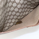 GUCCI GG Supreme Web Sherry Line Tragetasche PVC Beige 39 02 003 Auth ep13207V-10