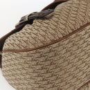 Christian Dior Trotter Canvas Shoulder Bag Beige Gold Auth ep13208-14