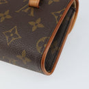LOUIS VUITTON Monogram Pochette Florentine Waist bag M51855 LV Auth ep13215-15