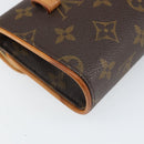 LOUIS VUITTON Monogram Pochette Florentine Waist bag M51855 LV Auth ep13215-16