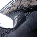 GUCCI GG Canvas Tote Bag Black Silver 019 0401 Auth ep13216-23