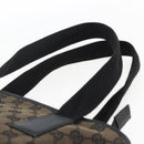 GUCCI GG Canvas Tote Bag Black Silver 019 0401 Auth ep13216-8