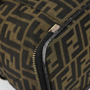 FENDI Zucca Canvas Hand Bag Brown Black Auth ep13217-8