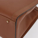 GUCCI Bamboo Hand Bag Leather Brown Gold 002 1186 0260 Auth ep13219-15