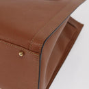 GUCCI Bamboo Hand Bag Leather Brown Gold 002 1186 0260 Auth ep13219-17