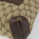 GUCCI Tote Bag Canvas Beige Silver 019 0402 1705 Auth ep13220-10