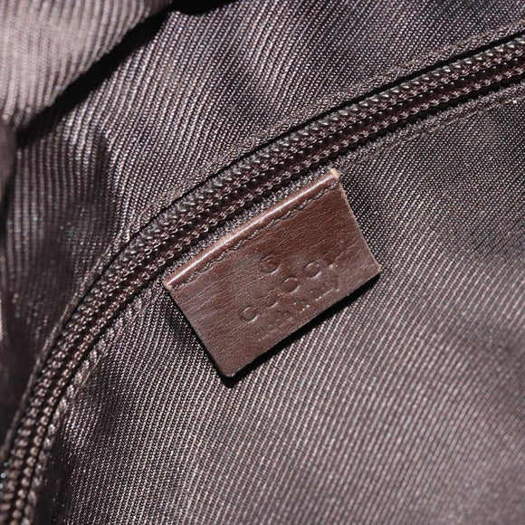 GUCCI Tote Bag Canvas Beige Silver 019 0402 1705 Auth ep13220