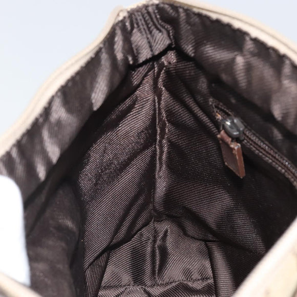 GUCCI Tote Bag Canvas Beige Silver 019 0402 1705 Auth ep13220