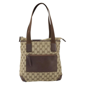 GUCCI Tote Bag Canvas Beige Silver 019 0402 1705 Auth ep13220 - 0