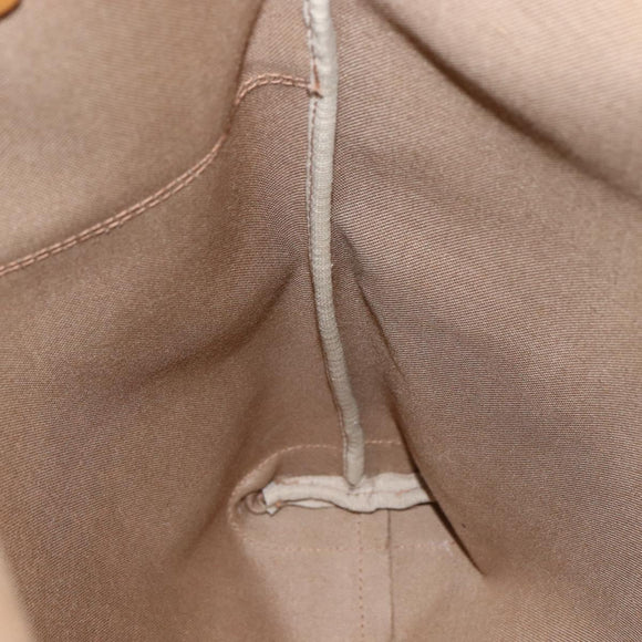 GUCCI Micro GG Supreme Tote Bag PVC Beige Gold 002 39 0054 Auth ep13221