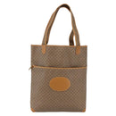 GUCCI Micro GG Supreme Tote Bag PVC Beige Gold 002 39 0054 Auth ep13221-13