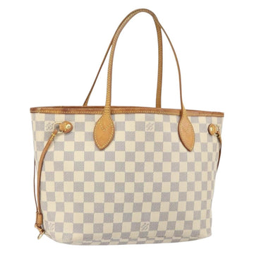 LOUIS VUITTON Damier Azur Neverfull PM Tote Bag N41362 LV Auth ep13222