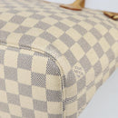 LOUIS VUITTON Damier Azur Neverfull PM Tote Bag N41362 LV Auth ep13222-16