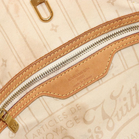 LOUIS VUITTON Damier Azur Neverfull PM Tote Bag N41362 LV Auth ep13222