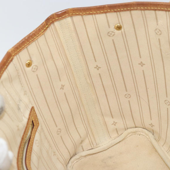 LOUIS VUITTON Damier Azur Neverfull PM Tote Bag N41362 LV Auth ep13222