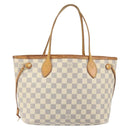 LOUIS VUITTON Damier Azur Neverfull PM Tote Bag N41362 LV Auth ep13222-13