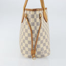 LOUIS VUITTON Damier Azur Neverfull PM Tote Bag N41362 LV Auth ep13222-4