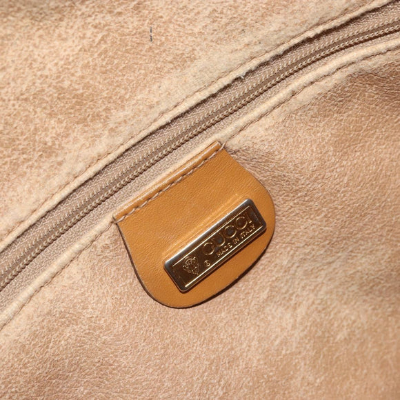 GUCCI Micro GG Supreme Boston Bag PVC Beige Gold 002 58 0165 Auth ep13225