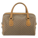 GUCCI Micro GG Supreme Boston Bag PVC Beige Gold 002 58 0165 Auth ep13225-2