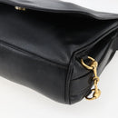 GUCCI Umhängetasche Leder Schwarz Silber 001 2214 Auth ep13226-9